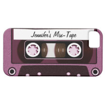 Mix Tape Personalized Pink iPhone 5 Covers