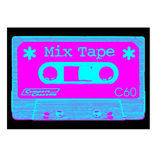 Mix Tape Pop II Business Cards (front side)