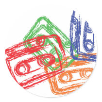 Mix Tapes - DJ Disc Jockey stickers