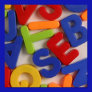 Mixed Alphabet Framed Art