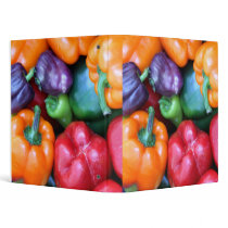 Mixed Bell Peppers Avery Binder