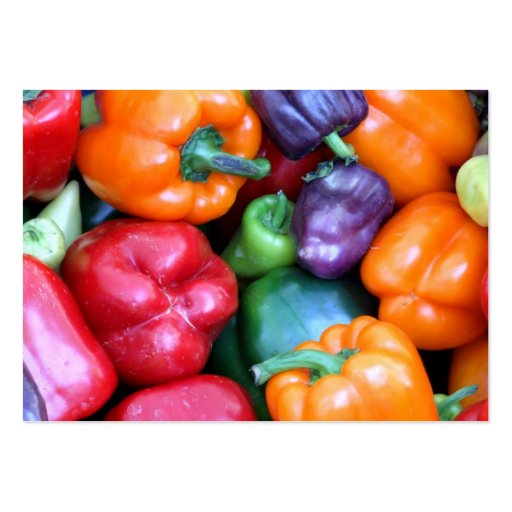 Mixed Bell Peppers Business Card (front side)