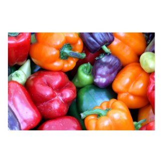 Mixed Bell Pepper Poster