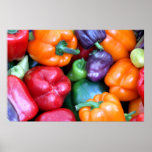 Mixed Bell Peppers Posters