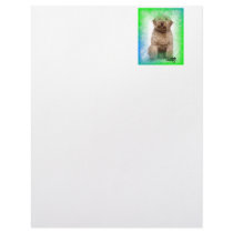 Mixed Breed Dog Customized Letterhead