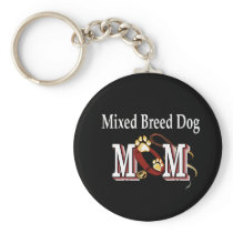 mixed breed mom gifts key chain