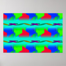 Mixed colors poster
