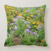 Mixed Flowers throwpillow