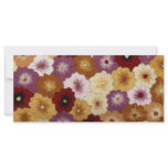 Mixed flowers custom rack cards