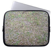 Mixed Leaves in Grass Laptop Computer Sleeve