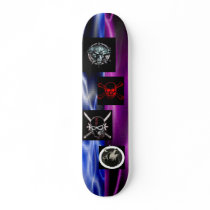 mixed lightning, insane wolf, SkullRed, ninja s... skateboards by mike000 mixed lightning, insane wolf, SkullRed, ninja s... skateboards