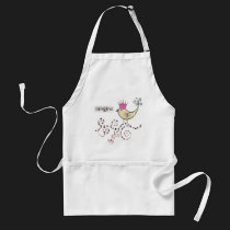 Mixed Media Altered Art Bird Apron aprons