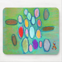 Mixed Media Autism Awareness mousepads