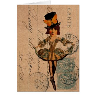 Mixed Media Dollie Greeting Cards
