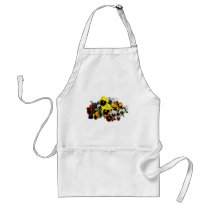 Mixed Pansies aprons