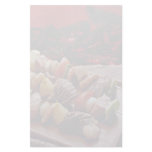 Mixed seafood kabobs with lobster customized stationery