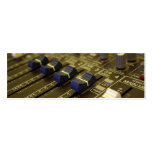 Mixer Desk bookmark business card