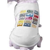 Mixtapes Graphic pet clothing by insomniak Mixtapes Graphic pet clothing