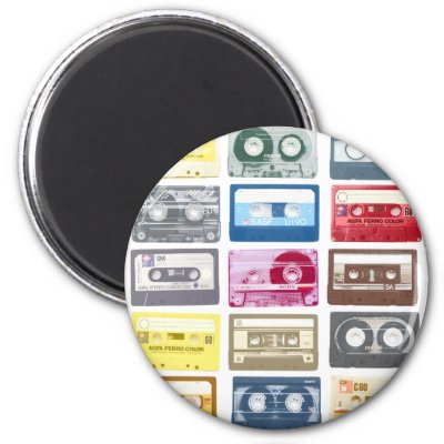 Mixtapes Graphic Magnet