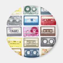 Mixtapes Graphic Magnet