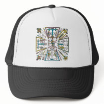 Mixtec Design Mesh Hats