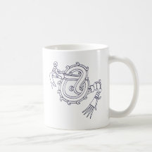 Mixtec Serpent Coffee Mugs