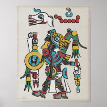 Mixtec Warrior Poster