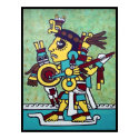 mixtec warrior print by azzusicart mixtec warrior print