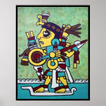 mixtec warrior print