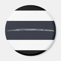 Miyamoto Musashi's Sword Fridge Magnets