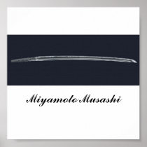 Miyamoto Musashi's Sword Posters