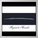 Miyamoto Musashi's Sword Poster