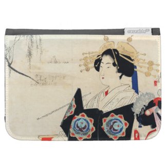 Mizuno Toshikata Courtesan and Maid oriental art Kindle 3 Cover