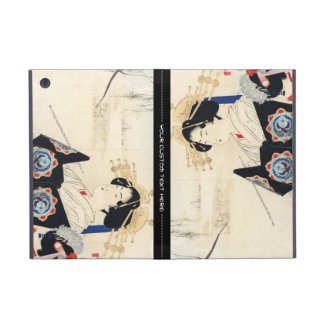 Mizuno Toshikata Courtesan and Maid oriental art Cover For iPad Mini