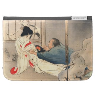 Mizuno Toshikata Unwelcom Adwances japan art Cases For Kindle