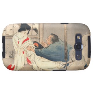 Mizuno Toshikata Unwelcom Adwances japan art Galaxy S3 Cover