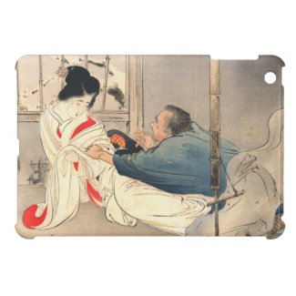 Mizuno Toshikata Unwelcom Adwances japan art iPad Mini Covers