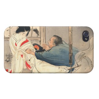 Mizuno Toshikata Unwelcom Adwances japan art iPhone 4 Cover