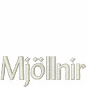 Mjöllnir embroidered shirts by Shadowmagi Mjöllnir embroidered shirts