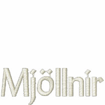 Mjöllnir embroidered shirts by Shadowmagi Mjöllnir embroidered shirts