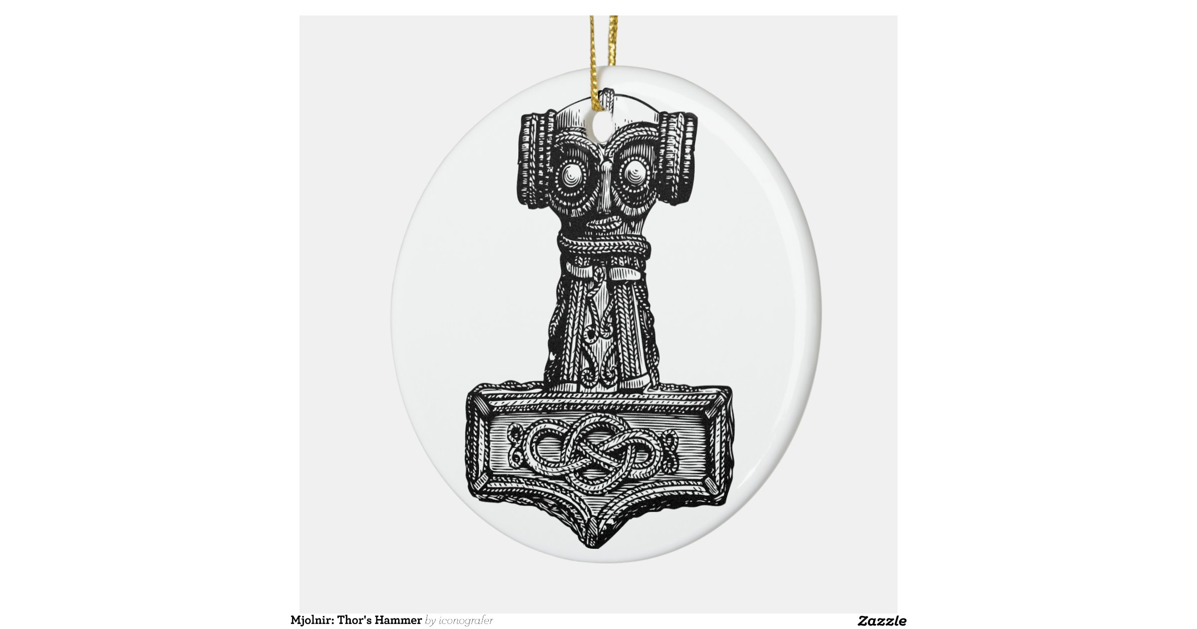 mjolnir ornament