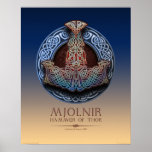 Mjolnir - Thor's Hammer Poster (16x20")
