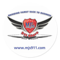 MJ'S 911 Store's Logo stickers