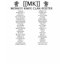 [[MK]] Women's Assault Rifle Monkey Roster Tee t-shirts
