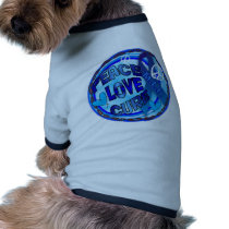 mld  AWARENESS PEACE LOVE CURE Dog Tee Shirt
