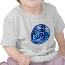mld  AWARENESS PEACE LOVE CURE Tees
