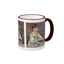 Mlle. Julie Manet with Cat Mug