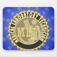 MLT BADGE MEDICAL LABORATORY TECHNICIAN MOUSEPAD