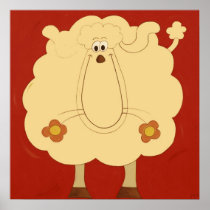 mm30116. Sloppy the sheep Print