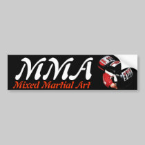 MMA Bumper Sticker bumper stickers